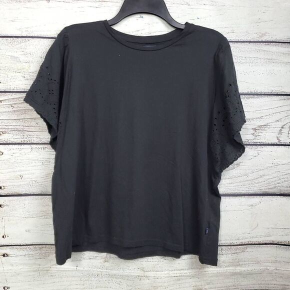 Gap XL Black SS Top - Picture 1 of 8